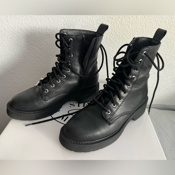 Steve Madden Tornado Combat Boots - Picture 4 of 6